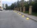 Парковочный ограничитель, бетонная полусфера