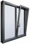 Окна алюминиевые.