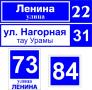 Адресные таблички. Таблички на дом. Уличные таблички.